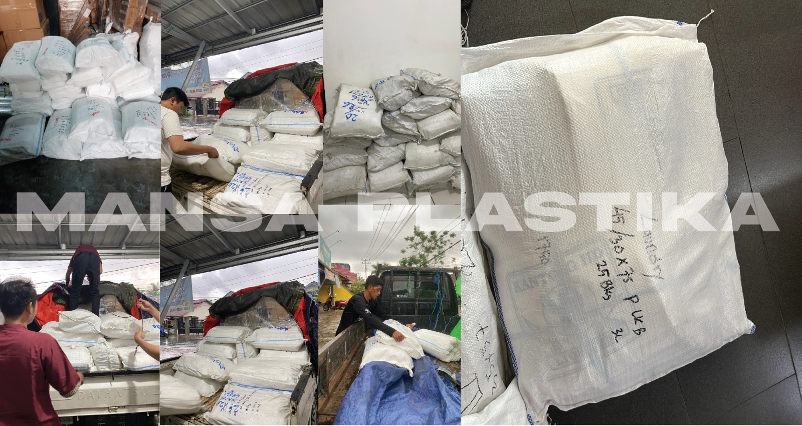 Tampak depan toko Mansa Plastika