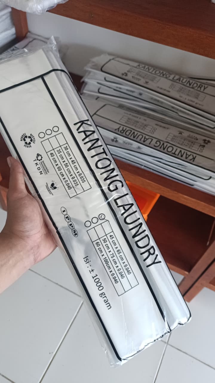Plastik PP Bening untuk packing laundry